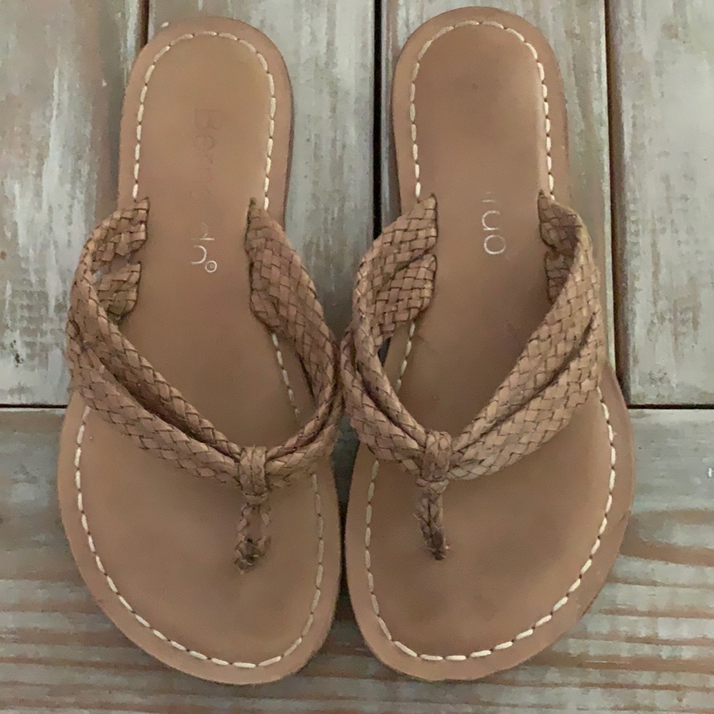 Bernardo tan leather sandals